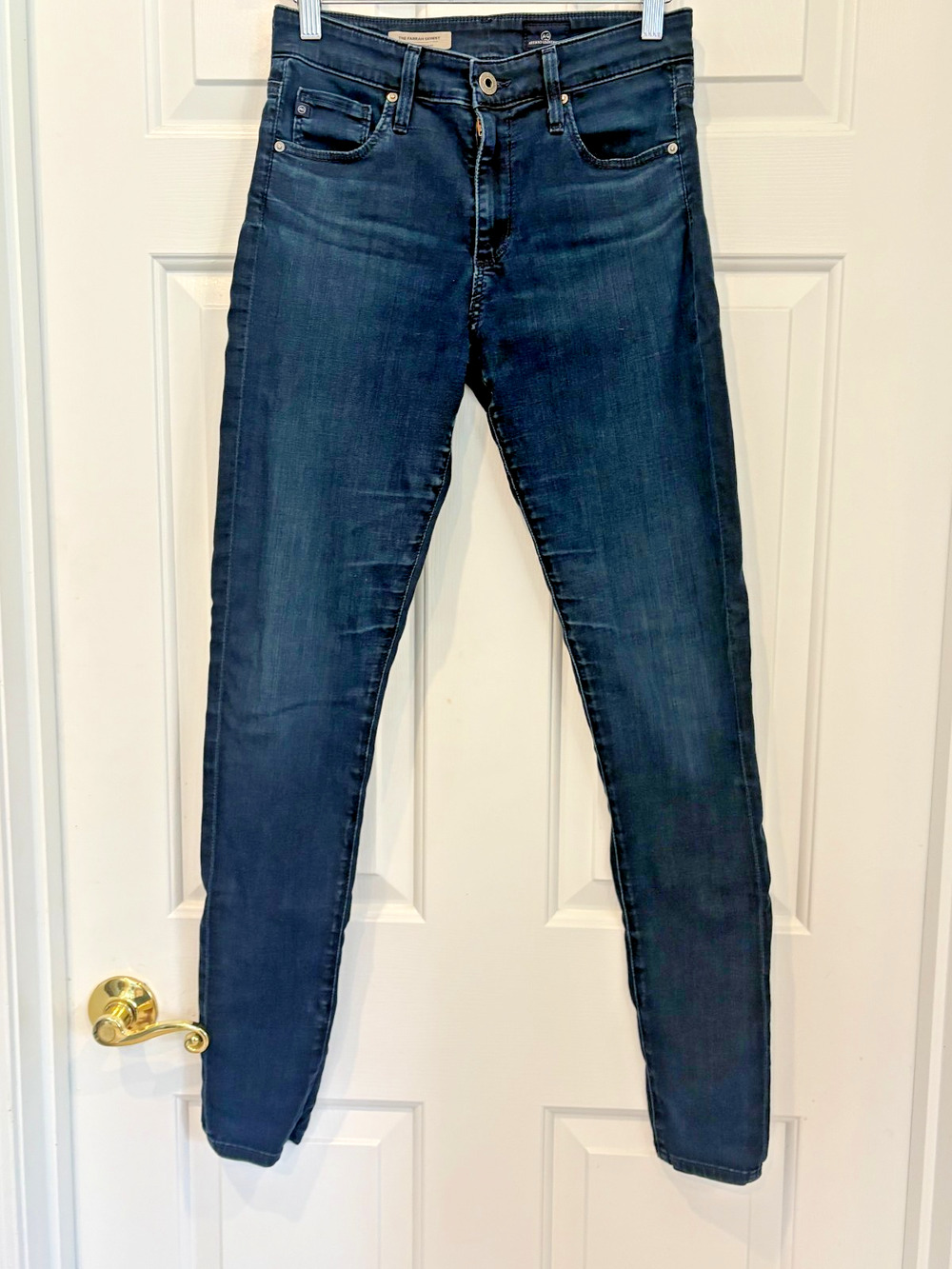 AG Adriano Goldschmied The Farrah Skinny Jeans Womens Size 26 Dark Wash